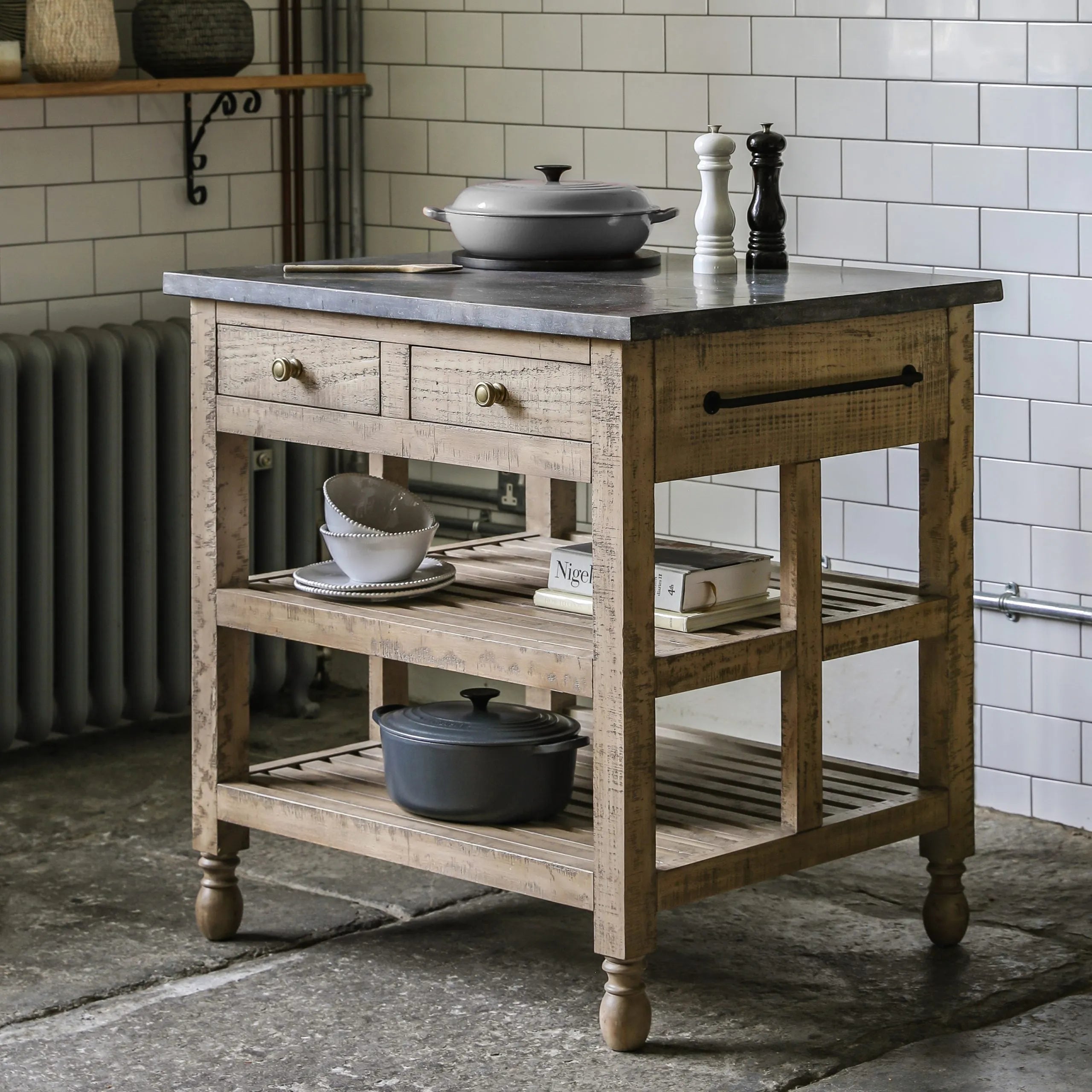 Gallery Direct Vancouver Kitchen Island (Small)