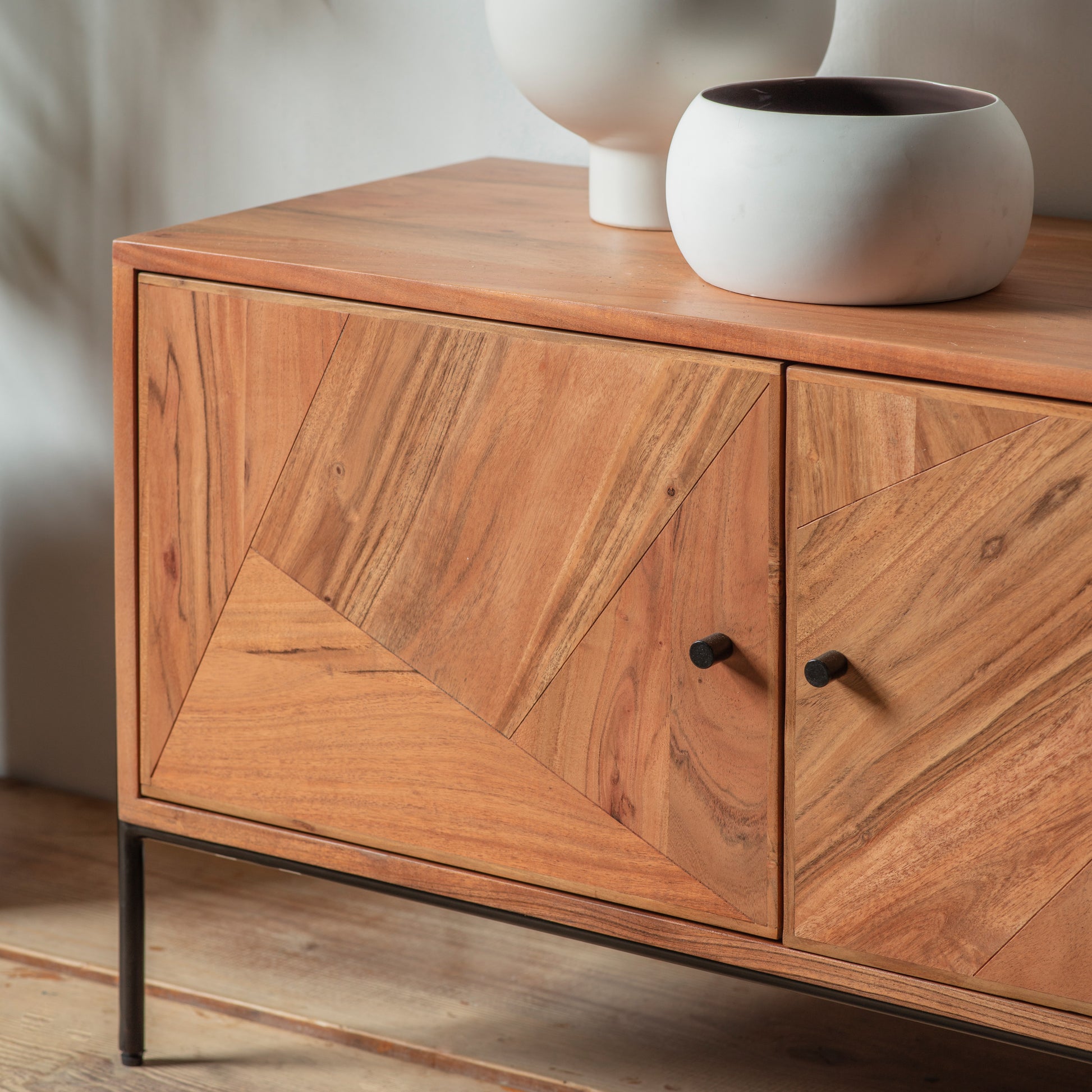 Gallery Direct Oklahoma 4 Door Media Unit