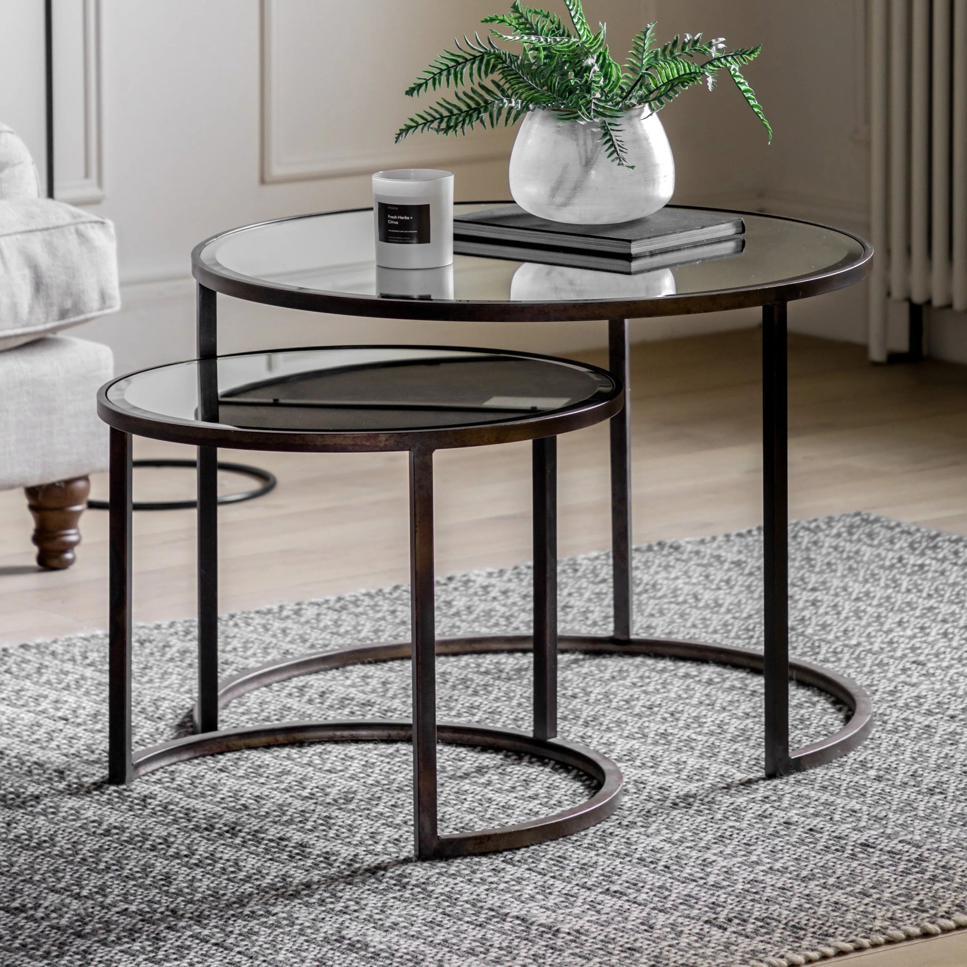 Gallery Direct Argyle Coffee Table Nest of 2