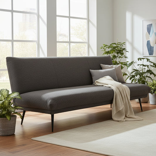 Gallery Direct Dunton Sofa Bed in Dark Grey