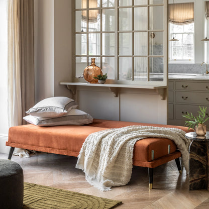 Gallery Direct Holt Sofa Bed Rust