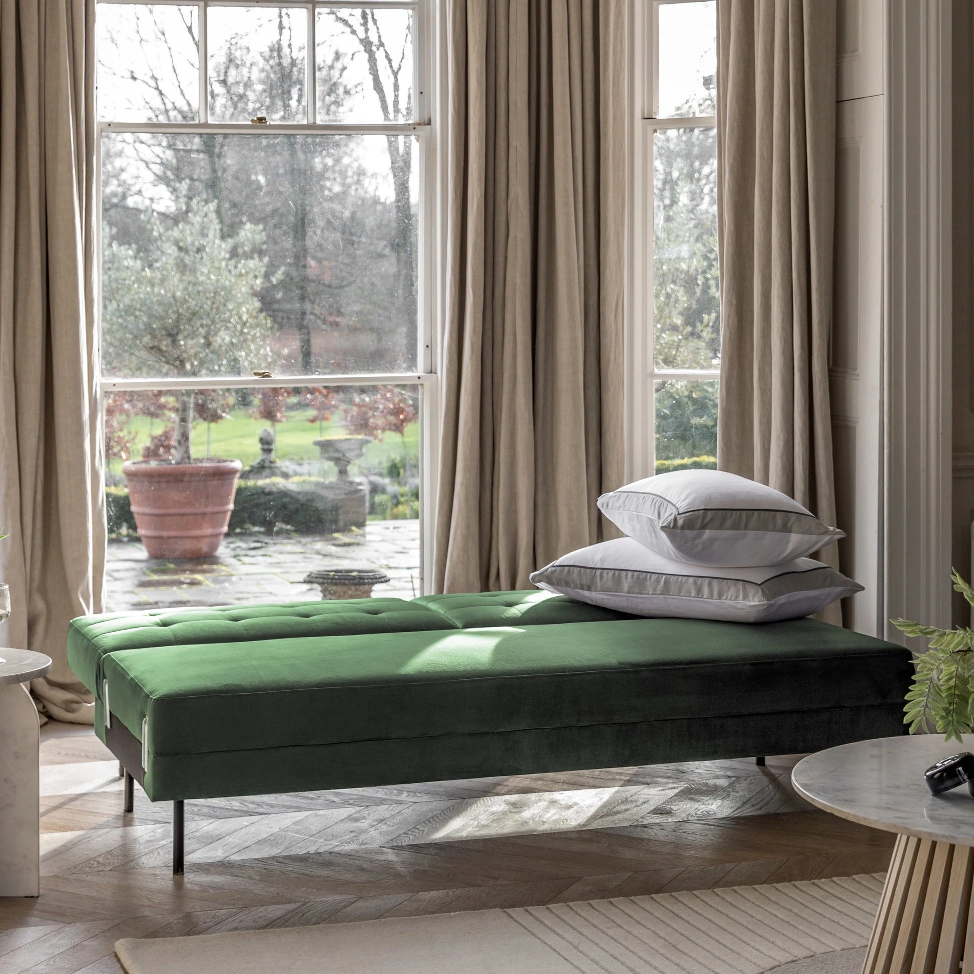 Gallery Direct Eynsford Sofa Bed in Bottle Green