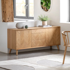 Gallery Direct Milano 2 Door 3 Drawer Sideboard