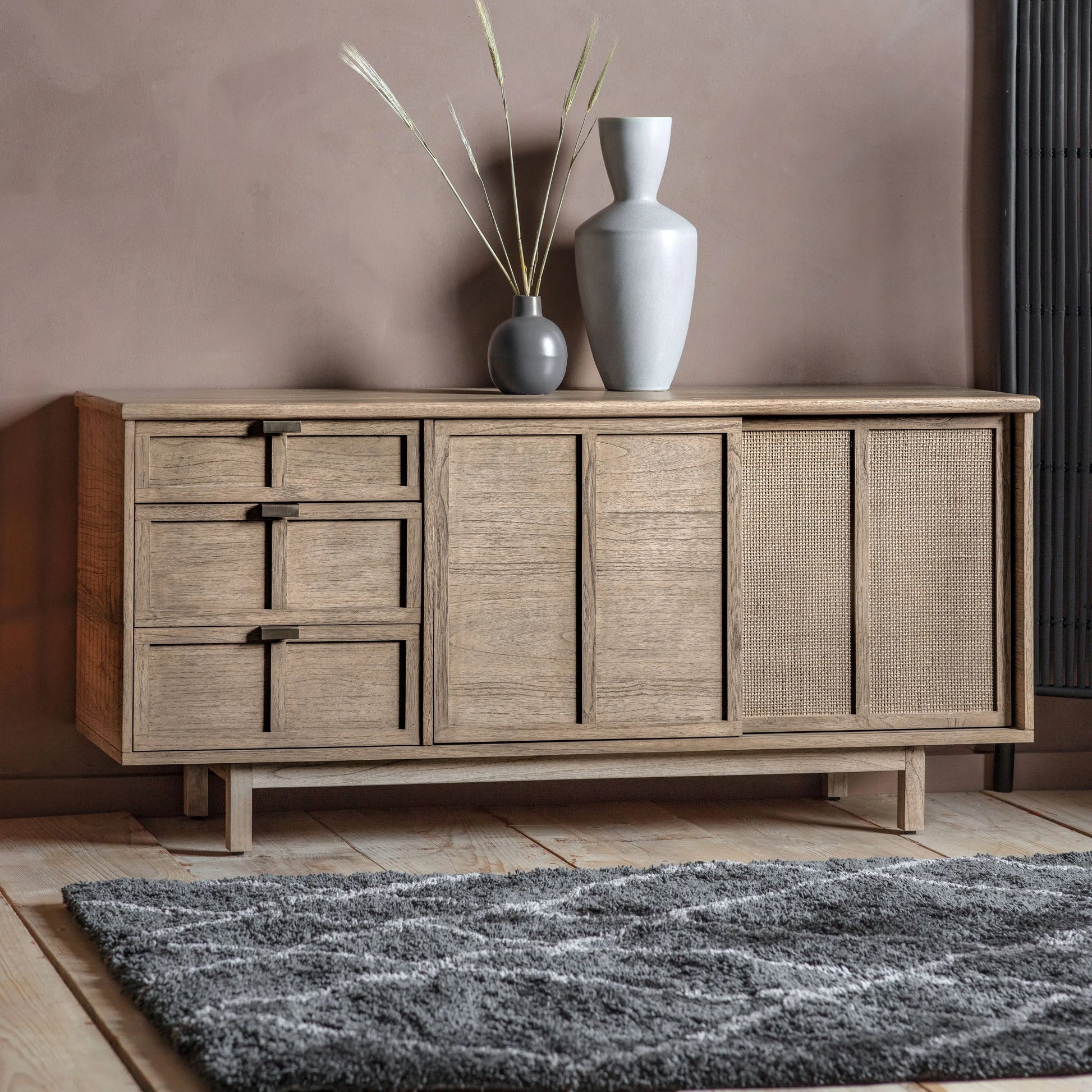 Gallery Direct Kyoto 3 Drawer 2 Door Sideboard