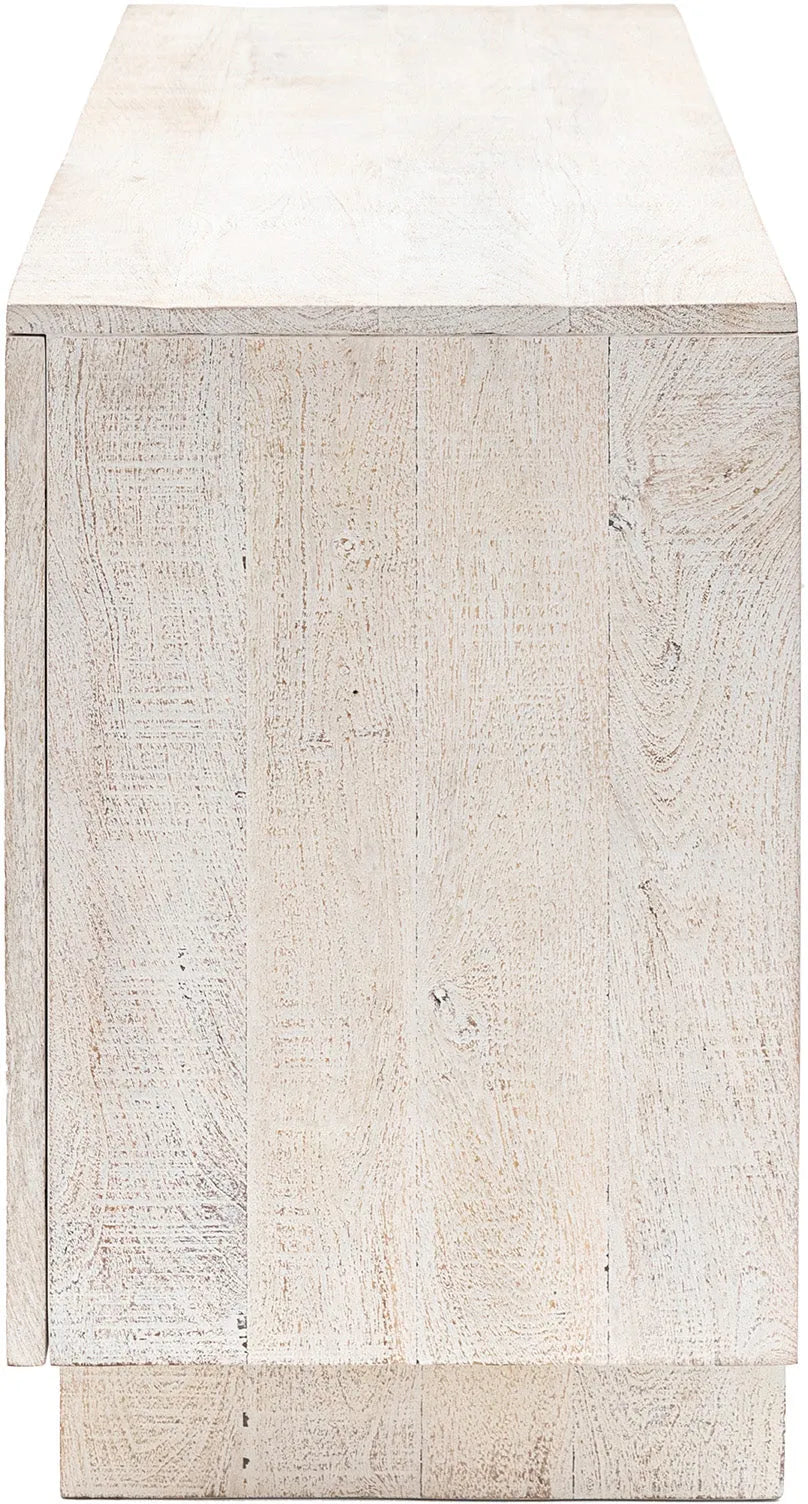 Gallery Direct Iowa 4 Door Sideboard Whitewash