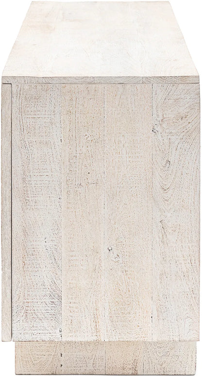 Gallery Direct Iowa 4 Door Sideboard Whitewash