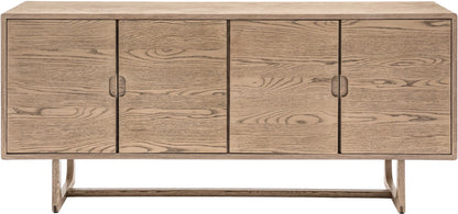 Gallery Direct Craft 4 Door Sideboard Smoked