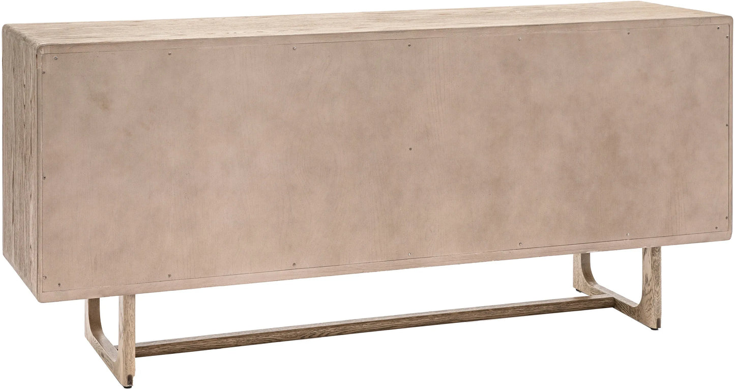Gallery Direct Craft 4 Door Sideboard Smoked