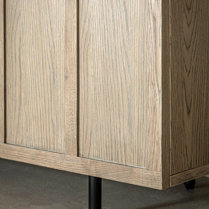 Gallery Direct Panelled 4 Door Sideboard