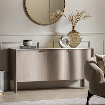 Gallery Direct Marmo 3 Door Sideboard