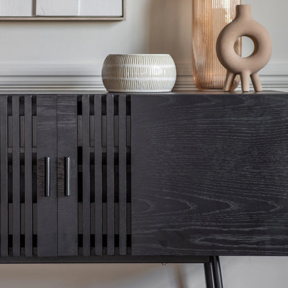 Gallery Direct Holsen 2 Door Sideboard Black