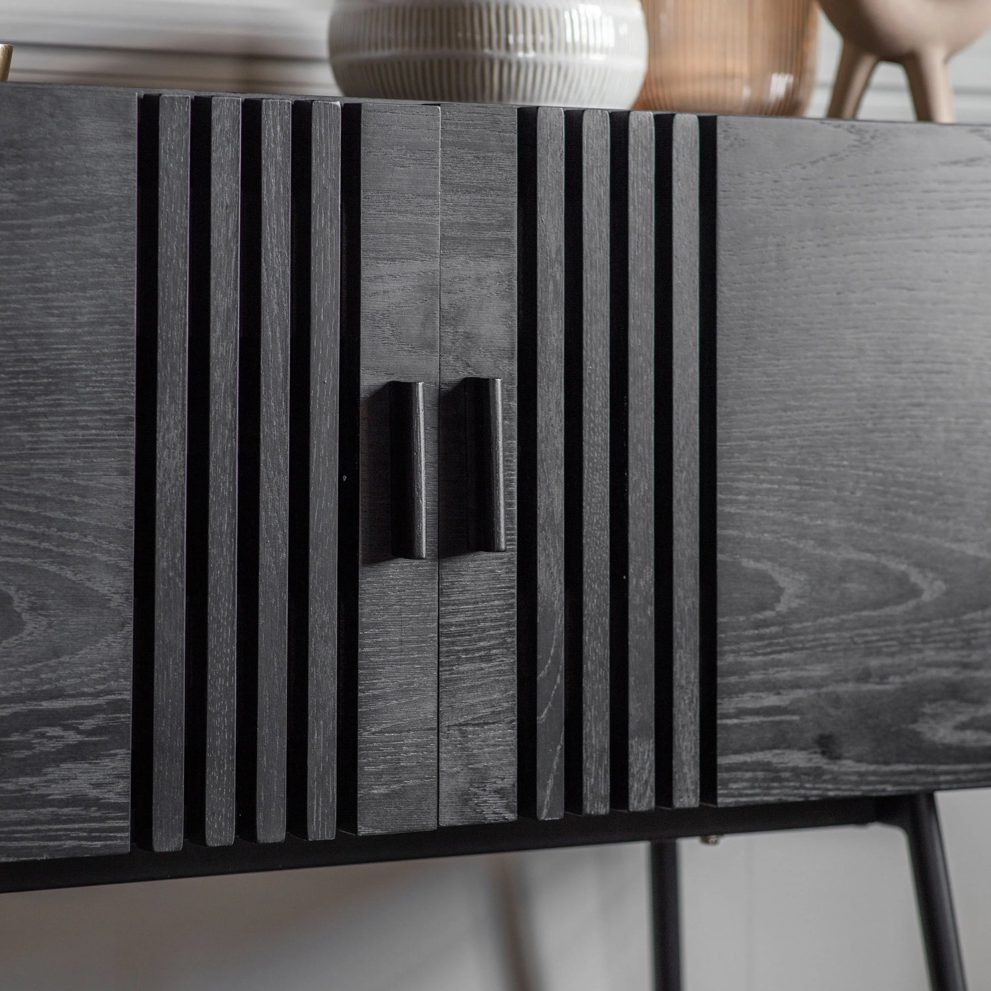 Gallery Direct Holsen 2 Door Sideboard Black