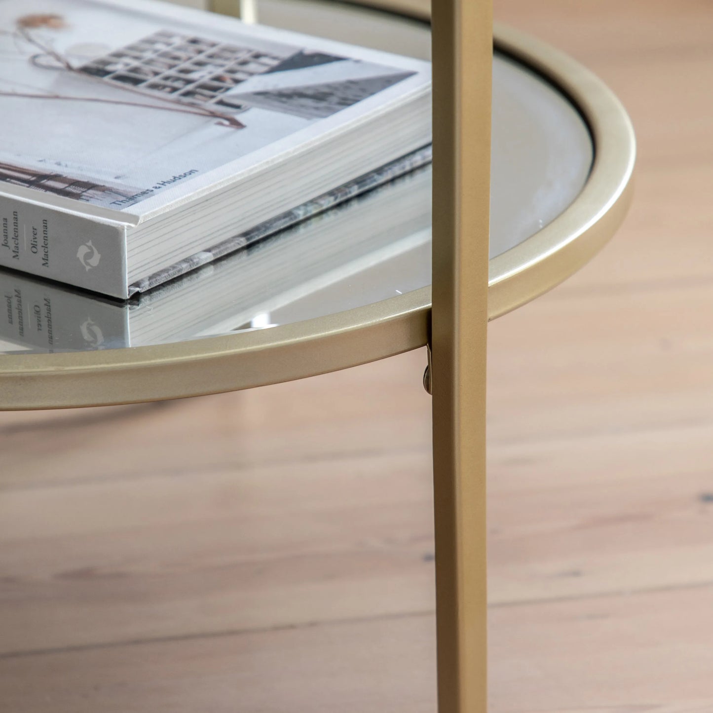 Gallery Direct Hudson Side Table Champagne