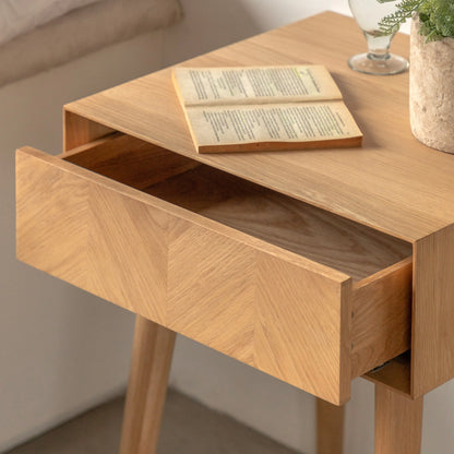 Gallery Direct Milano 1 Drawer Side Table