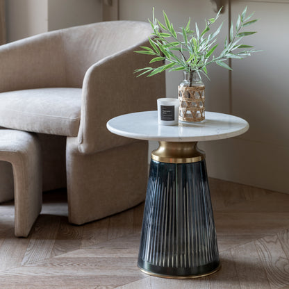 Gallery Direct Seville Side Table in Blue