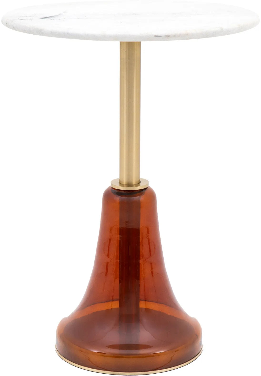 Gallery Direct Bilbao Side Table in Orange