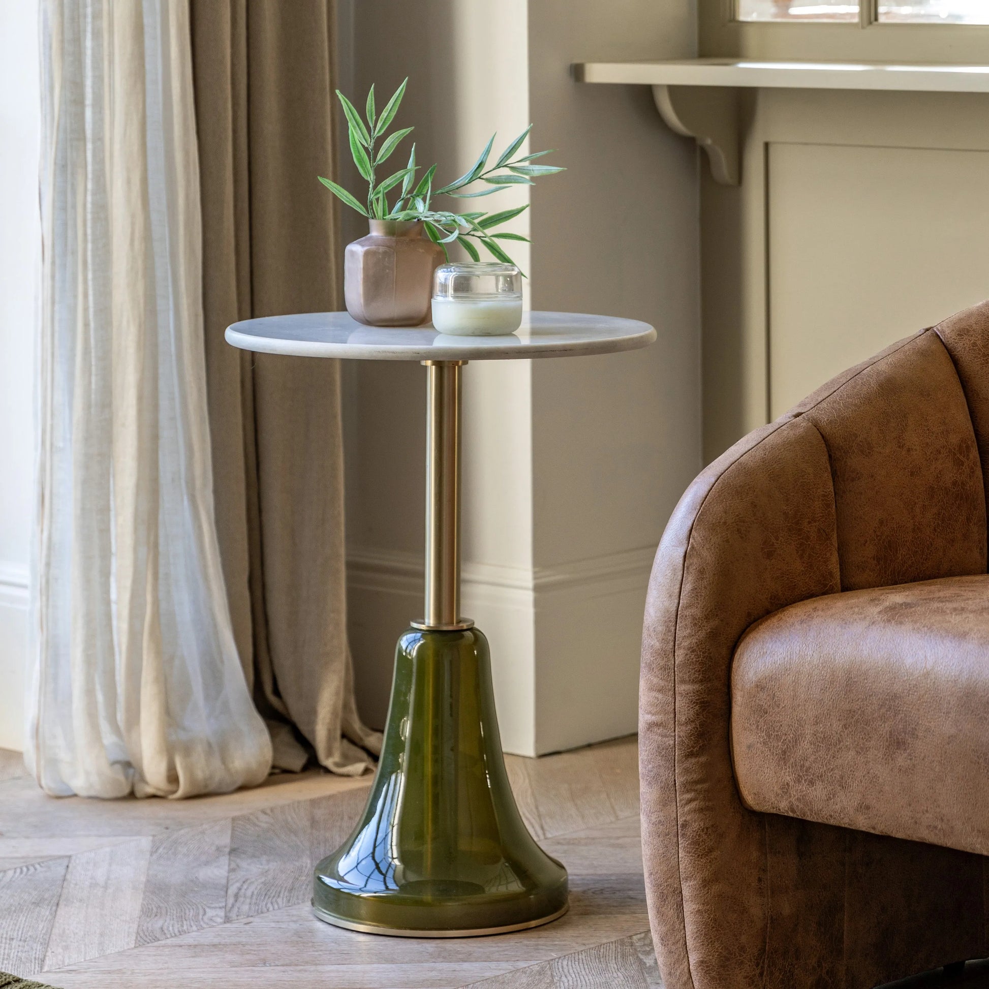 Gallery Direct Bilbao Side Table in Dusk