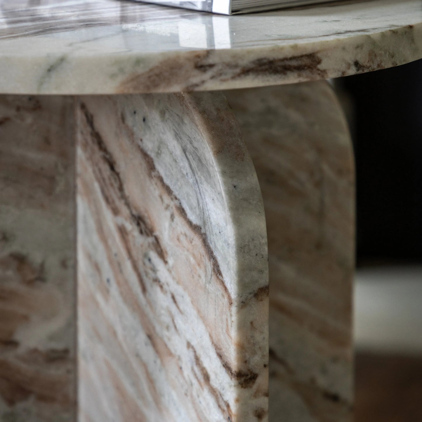 Gallery Direct Amalfi Side Table in Natural