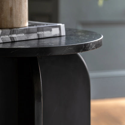 Gallery Direct Amalfi Side Table in Black