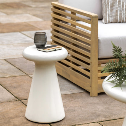 Gallery Direct Pavia Side Table in Cream