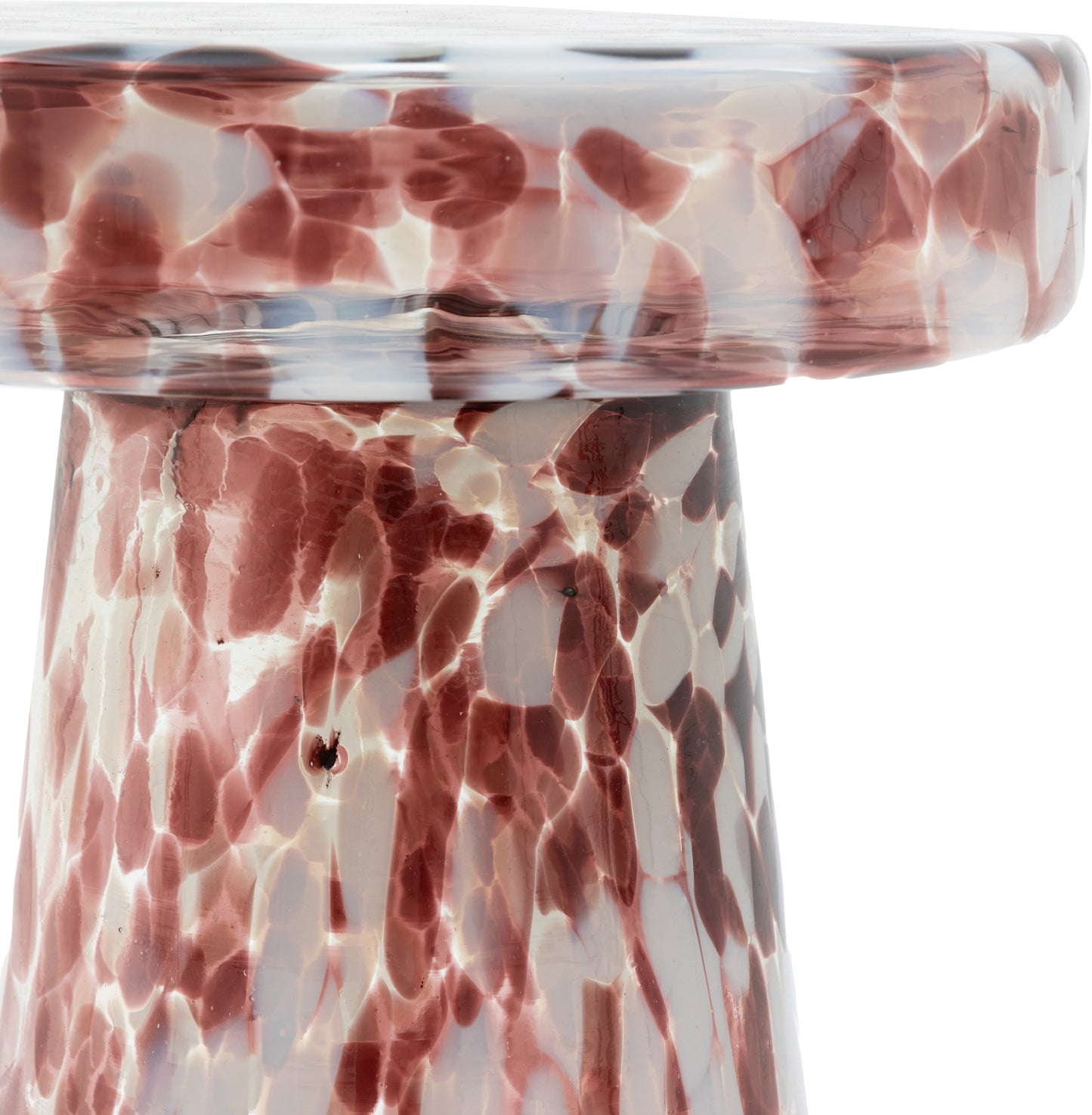 Gallery Direct Murano Side Table in Leopard