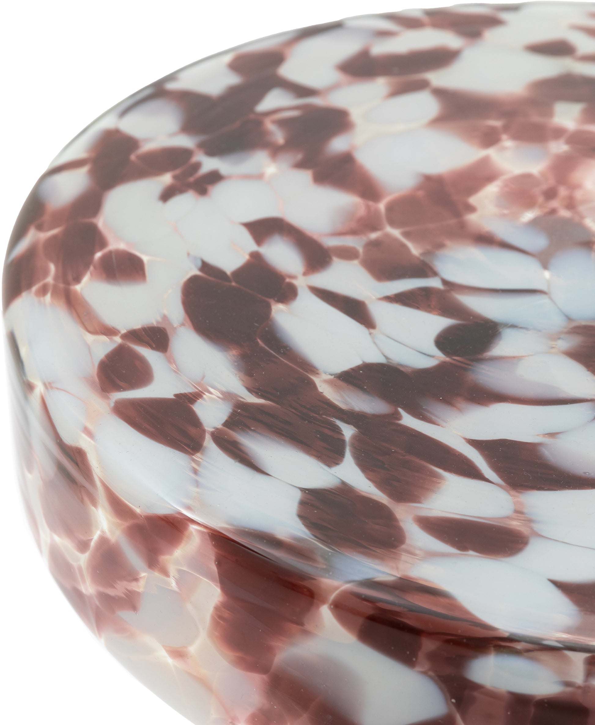 Gallery Direct Murano Side Table in Leopard