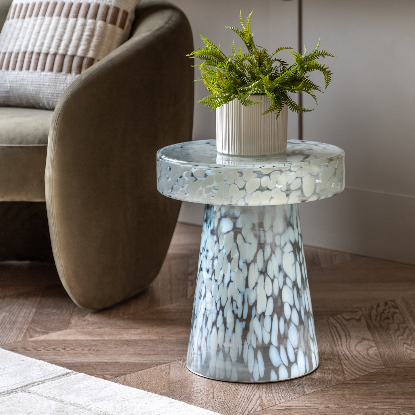 Gallery Direct Murano Side Table in White