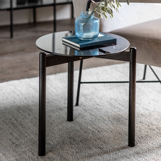 Gallery Direct Moran Side Table in Black