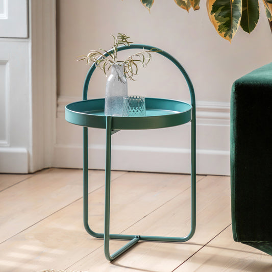 Gallery Direct Melbury Side Table in Teal