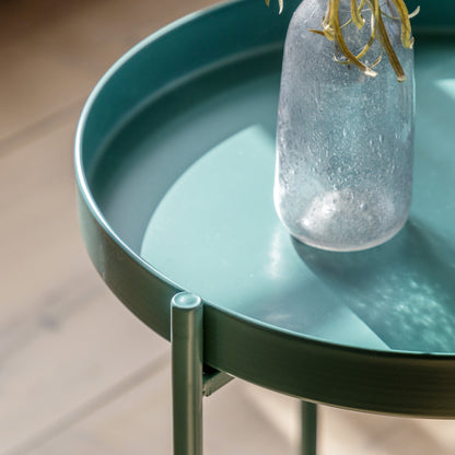 Gallery Direct Melbury Side Table in Teal