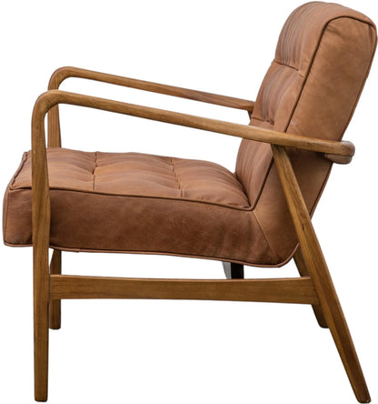 Gallery Direct Humber 2 Seater Sofa in Vintage Brown Leather