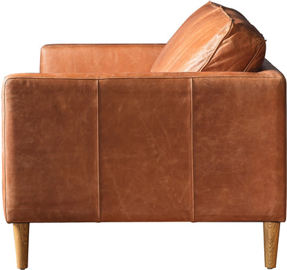 Gallery Direct Osborne 3 Seat Sofa in Vintage Brown