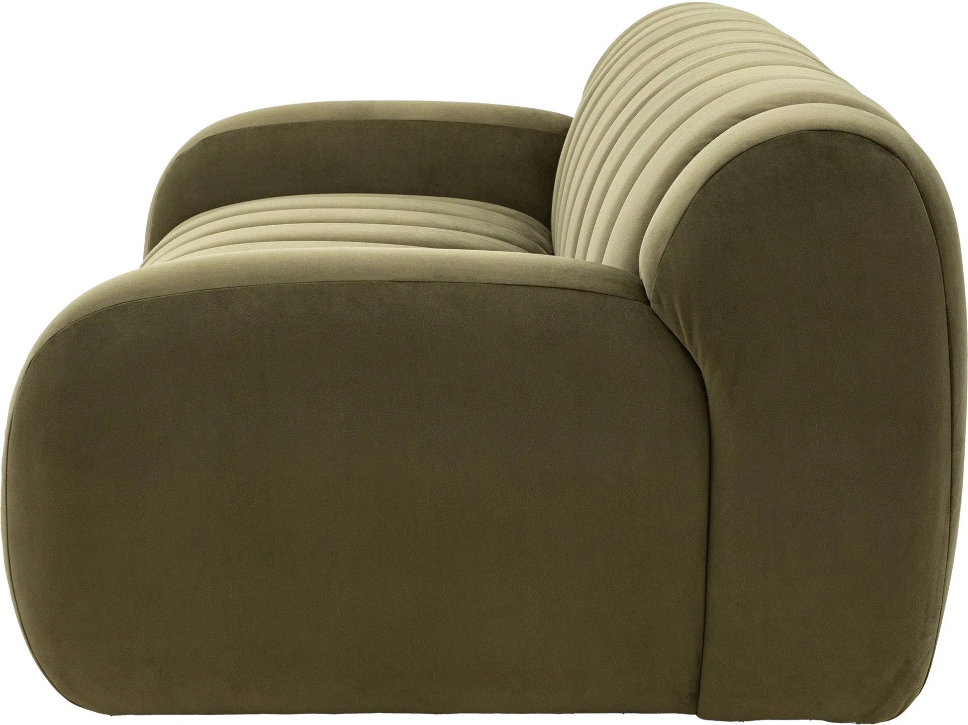 Gallery Direct Coste 3 Seater Sofa in Moss