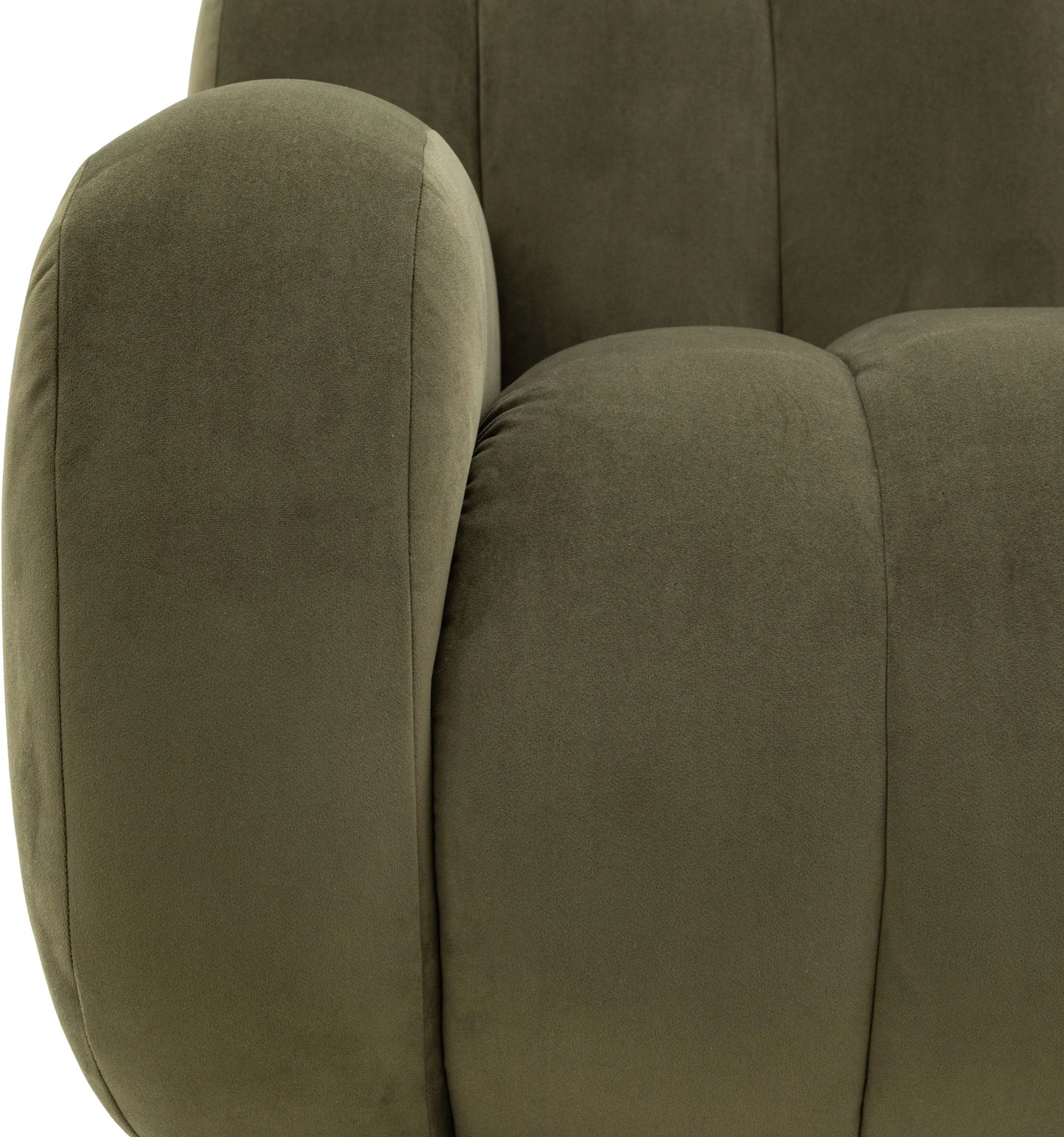 Gallery Direct Coste 3 Seater Sofa in Moss