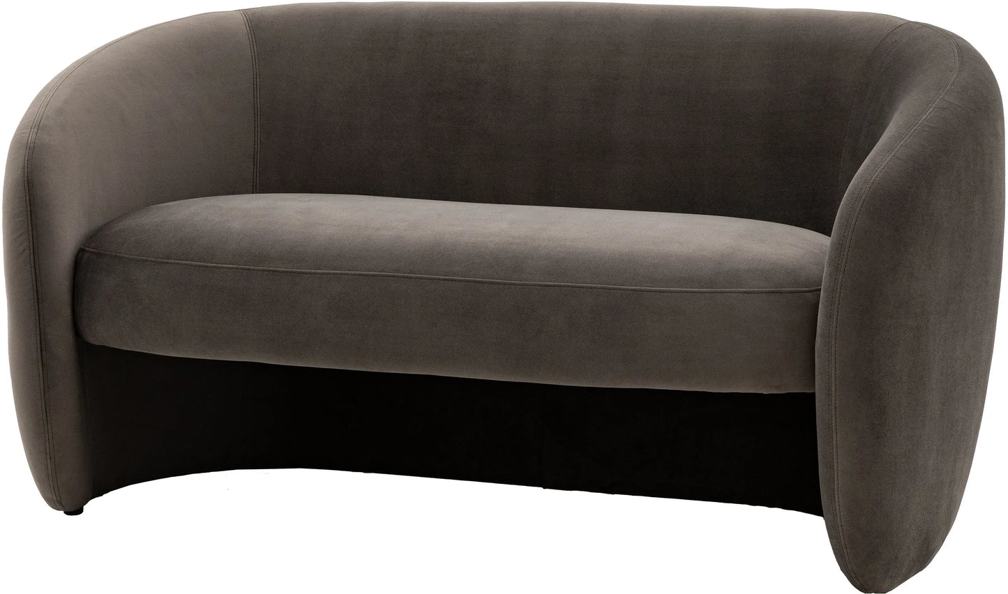 Gallery Direct Curvo 2 Seat Sofa in Espresso