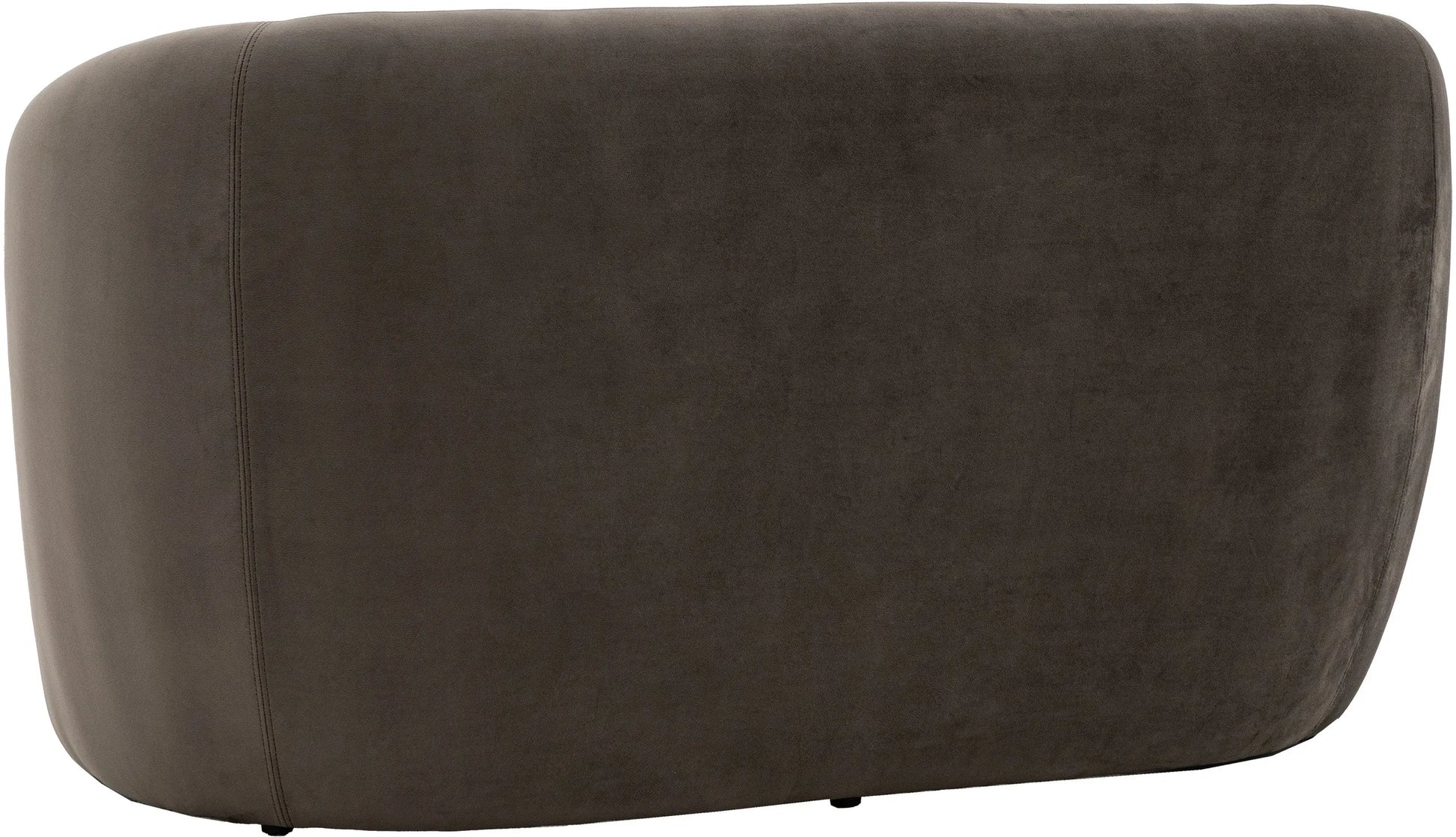 Gallery Direct Curvo 2 Seat Sofa in Espresso