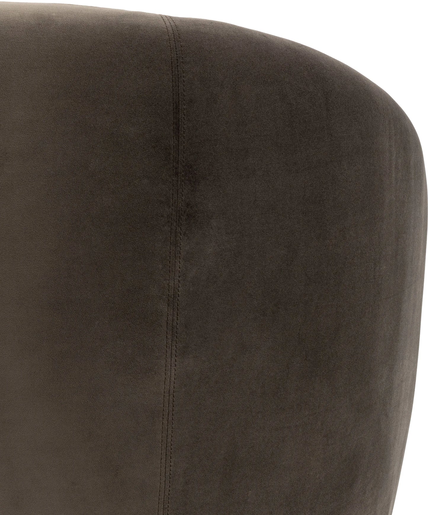 Gallery Direct Curvo 2 Seat Sofa in Espresso