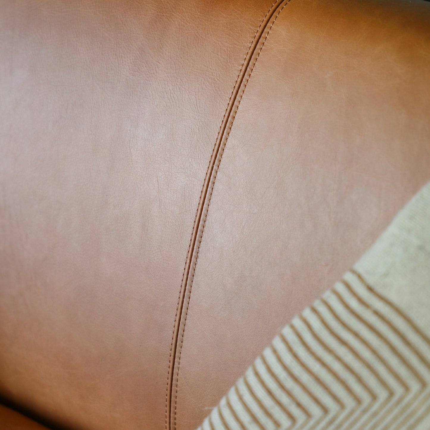 Gallery Direct Stratford 2 Seater Sofa in Brown Leather