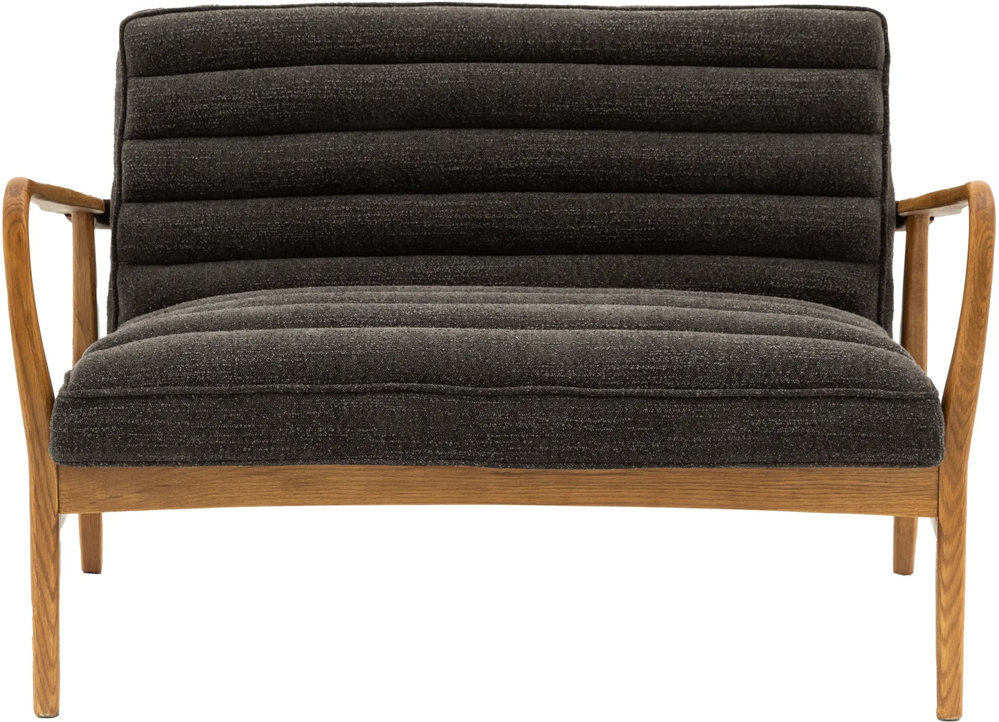 Gallery Direct Datsun 2 Seater Sofa in Charcoal