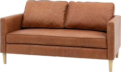 Gallery Direct Osborne 2 Seat Sofa In Vintage Brown