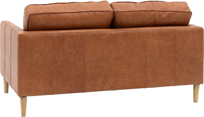 Gallery Direct Osborne 2 Seat Sofa In Vintage Brown