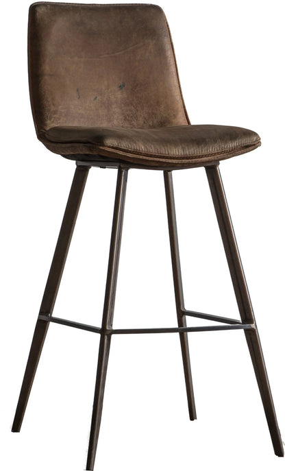 Gallery Direct Pair of Palmer Bar Chairs in Brown