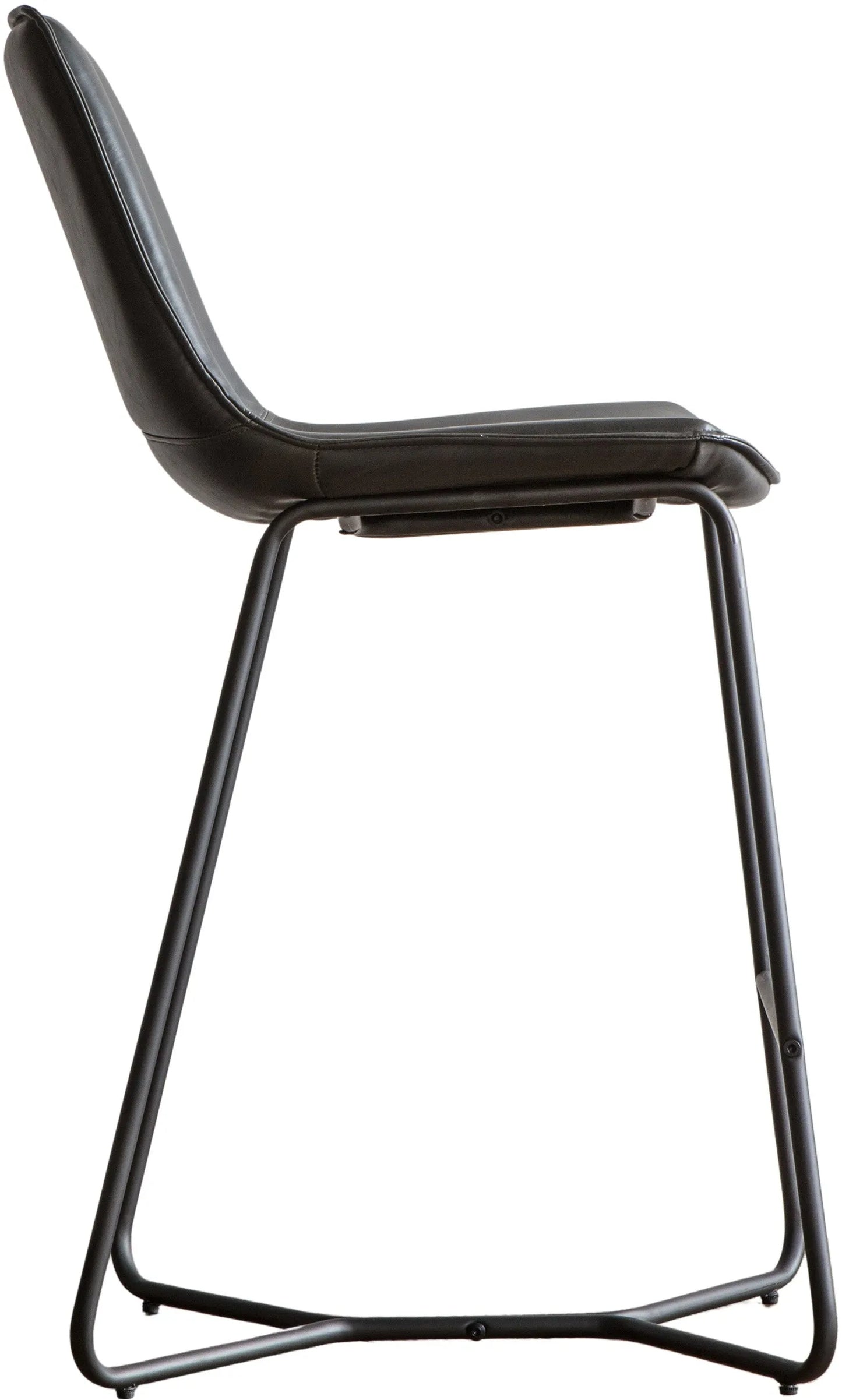 Gallery Direct Pair of Hawking Bar Chairs in Charcoal