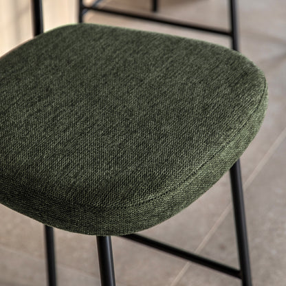 Gallery Direct pair of Oppo Stools in Green