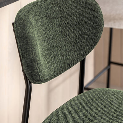 Gallery Direct pair of Oppo Stools in Green