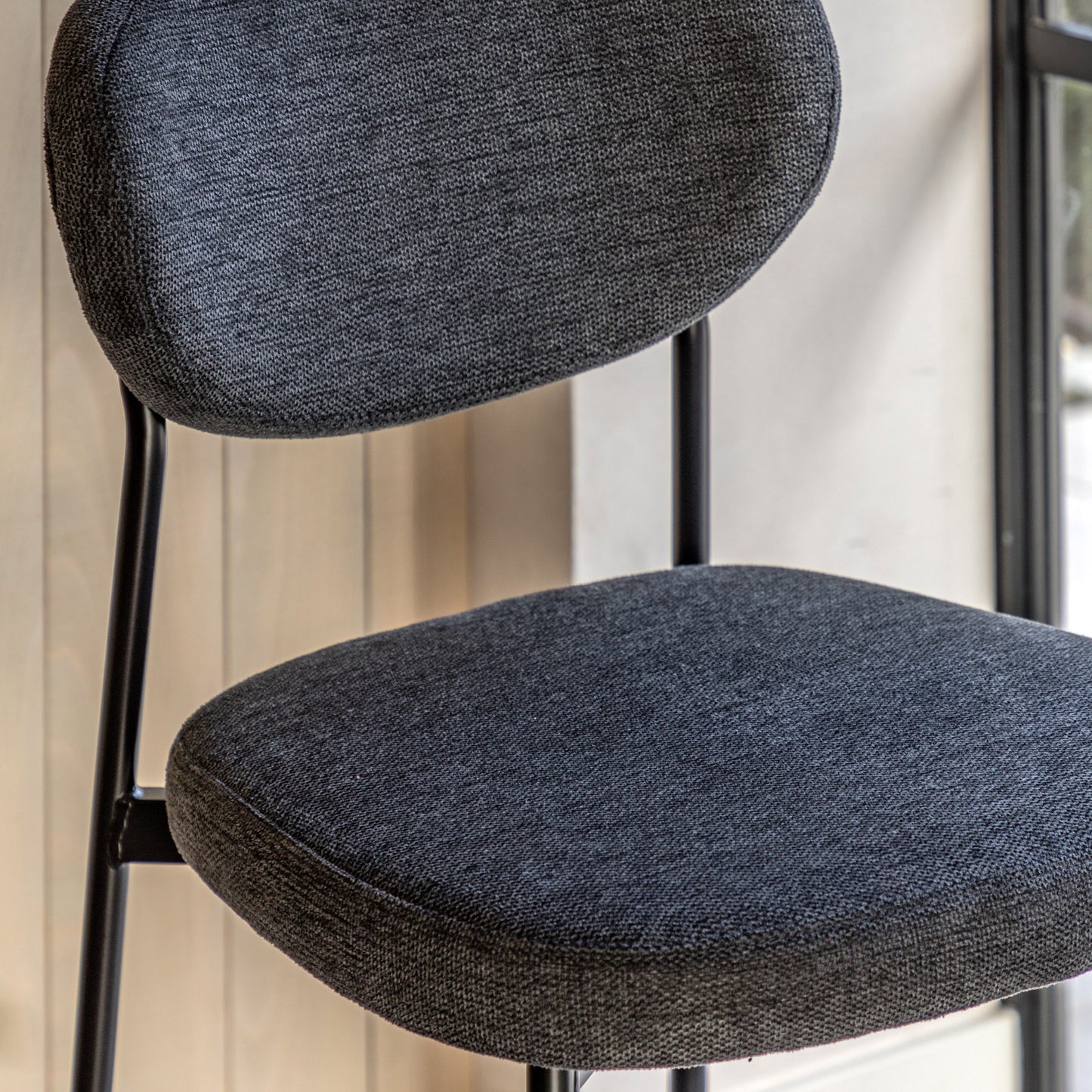Gallery Direct Pair of Oppo Stools In Charcoal