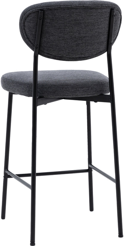 Gallery Direct Pair of Oppo Stools In Charcoal