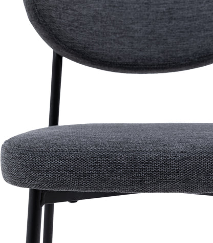 Gallery Direct Pair of Oppo Stools In Charcoal