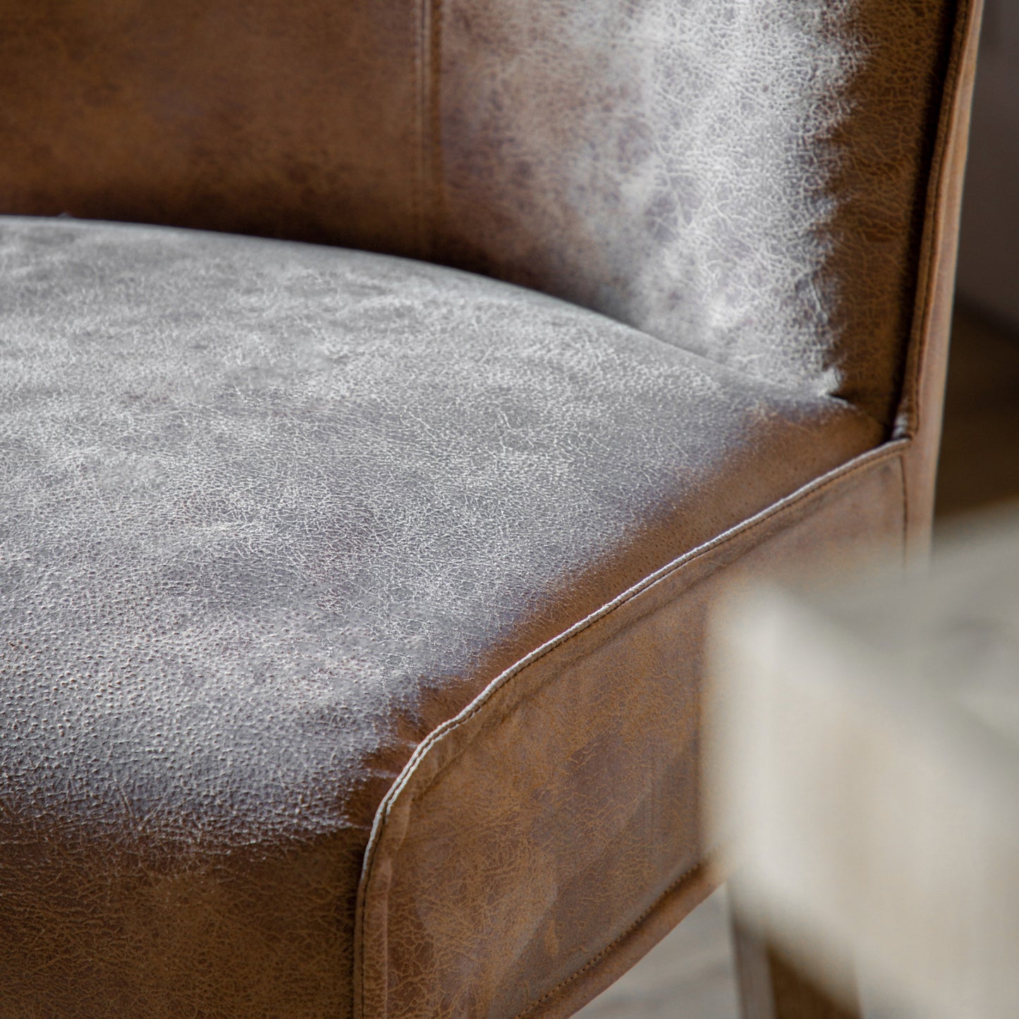 Gallery Direct Pair of Tarnby Bar Stools in Brown