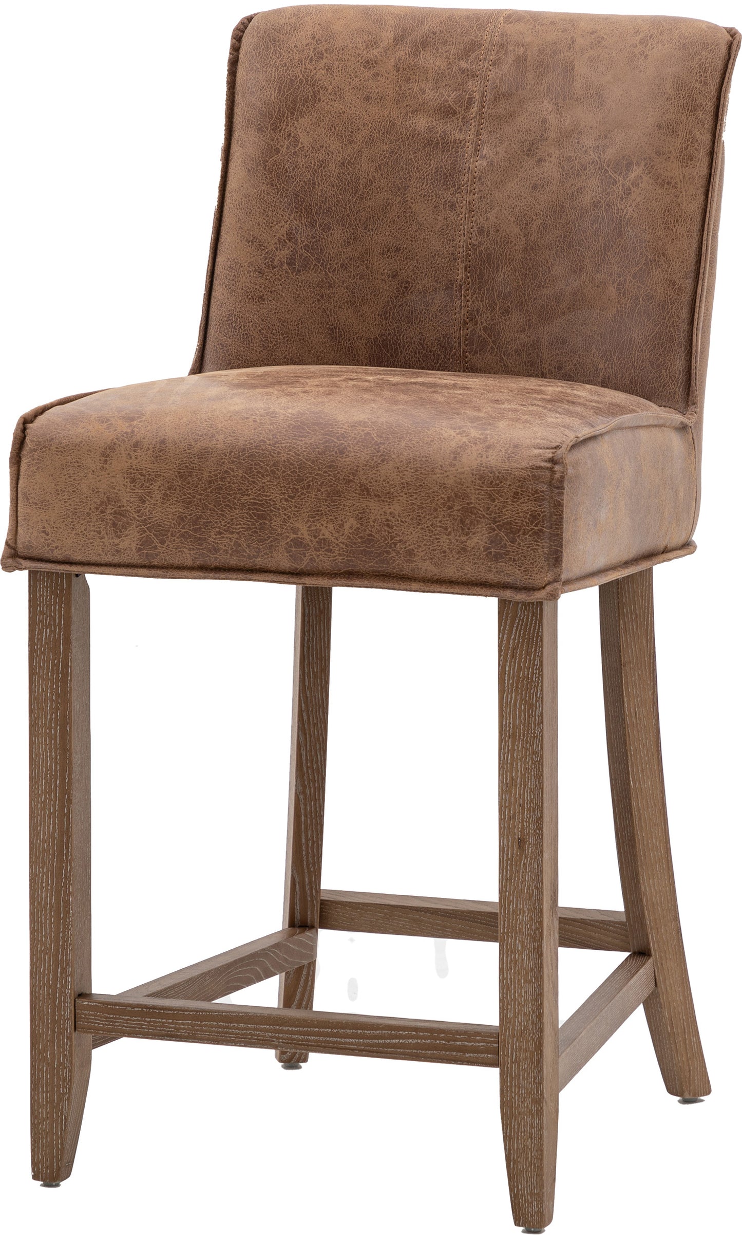 Gallery Direct Pair of Tarnby Bar Stools in Brown